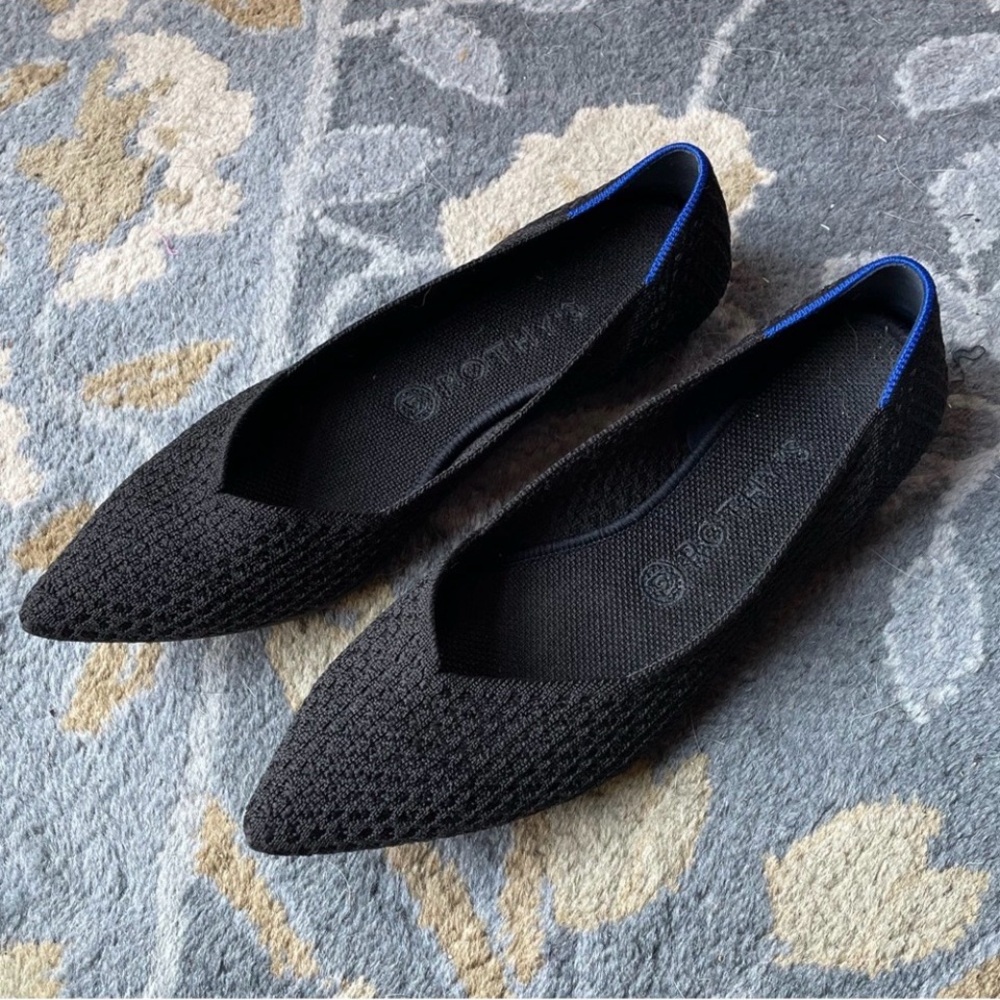Rothy's Black Women's Flats The Point 10